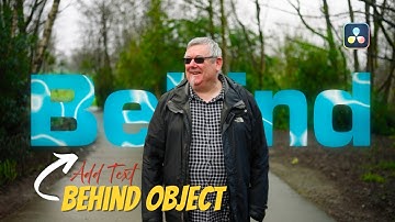 Add Text Behind Any Moving Objects In DaVinci Resolve Free Version