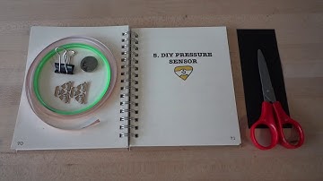 Circuit Sticker Sketchbook - Chapter 5 (DIY Pressure Sensor)