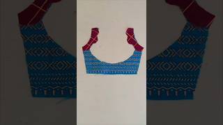 sleeve less blouse design/blouse design challenge 59/100 #blouse