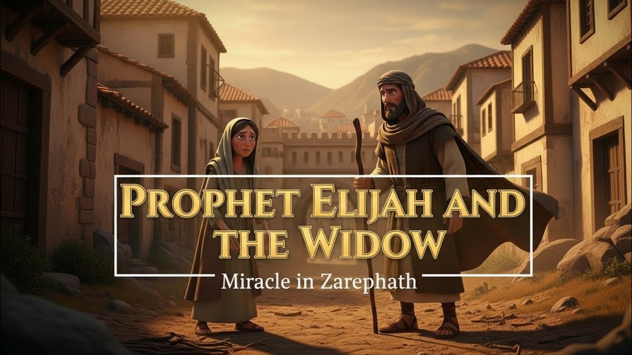 Prophet Elijah and The Widow | Bible Story 