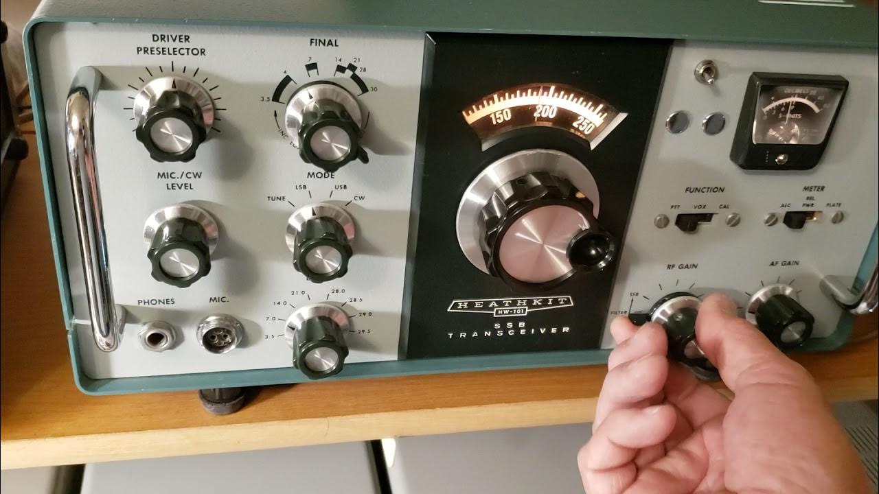 Heathkit HW-101 Operation - YouTube