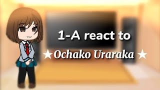 ★•1-A React to Ochako Uraraka and Uradeku || (🇬🇧/🇺🇲) || bnha || •★