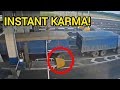 Trucker Gets Instant Karma For Skipping Toll!