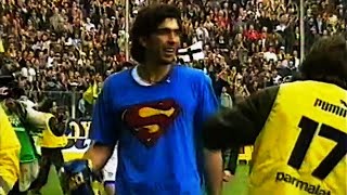 Parma Inter 1-0 The Penalty Save That Made Gianluigi Buffon Superman 8 March 1998