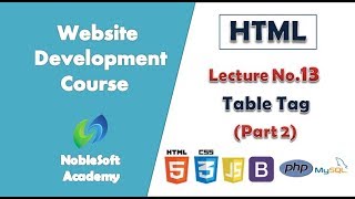 Web Development Course (lecture No. 13) | NobleSoft Academy