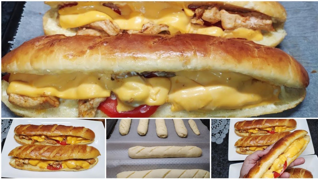 خبز السندويتشات للوجبات الخفيفة و المدارس/Recette Pain Viennois