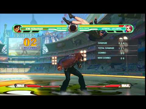 KOF XII: Kyo anti-air counter hit bnb