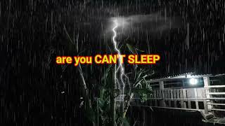 Heavy Rain & Thunder _ Rain Sounds For Sleep _ 1 hour rain Sounds For Sleep