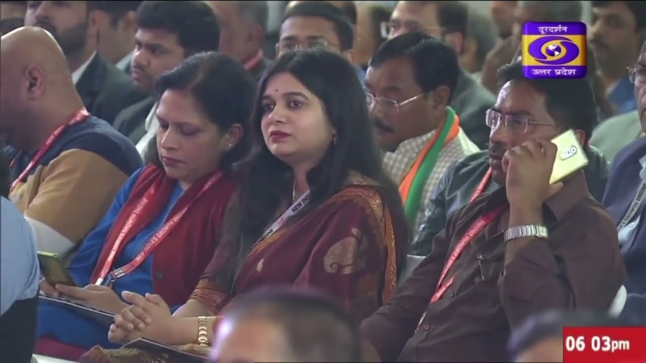 ANCHOR Krishna Varma hosted  Handloom & Textiles Session at UP Global Investors Summit 2023 