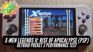 Retroid Pocket 3 Performance Test - X-Men Legends II: Rise of Apocalypse (PSP)