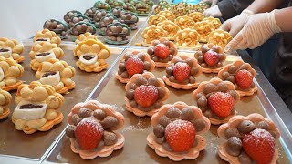 Amazing Macaron Art! How To Make Shell Shape Macaron with Handmade - Korean Food [ASMR]