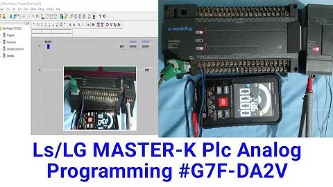 Ls/LG MASTER-K Plc Analog Programming #G7F-DA2V