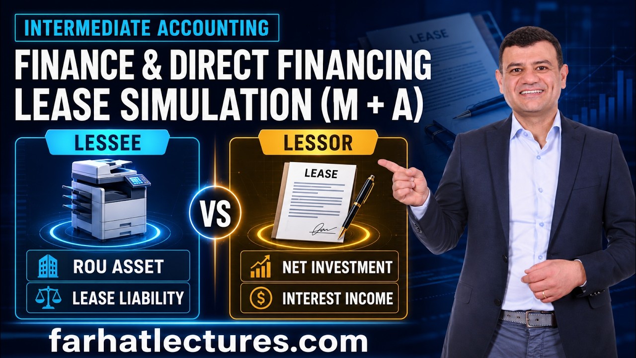 Thumbnail for Finance Leases Explained: Step-by-Step Lessor Accounting Simulation