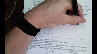 UAFS MATH 11003 Lesson 5.1 Example #2 Solving Systems of Equations by Substitution