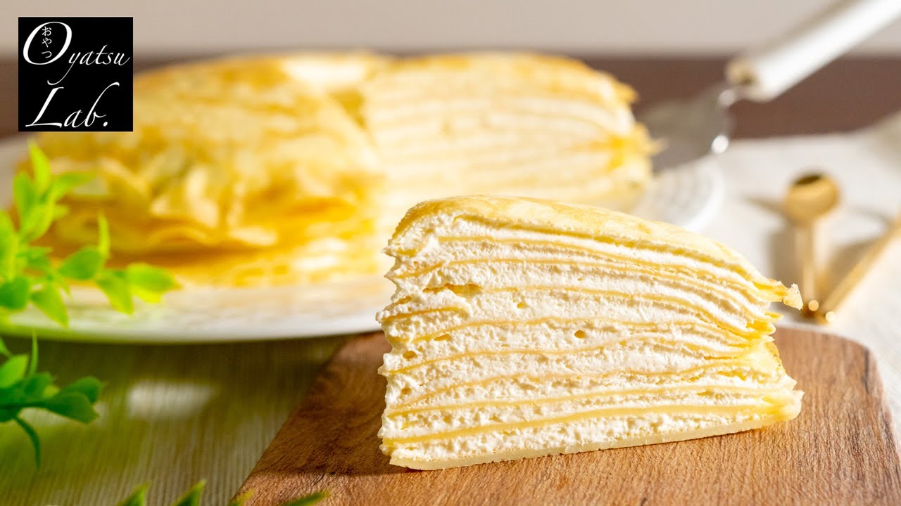 ホットケーキミックス ミルクレープの作り方 Crepe Cake Pancake Mix Oyatsu Lab Youtube