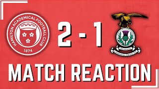 O'Hara & Owens Have Us Ahead! | Accies 2-1 Inverness | Match Reaction