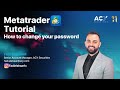 Metatrader 5  how to change your password on mt5 with fadi elshaar arabic trading tutorial