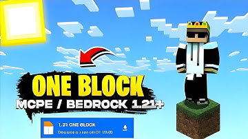 One Block Map For Minecraft Pe 1.21+ Android \\ One Block For Mcpe 1.21+ \\