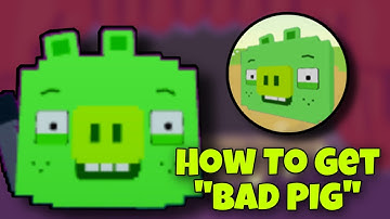 How To Get The “BAD PIG” BADGE + “ANGRY BIRDS PIG” MORPH ||ONE OF MANY FNF ROLEPLAY’S ON ROBLOX||