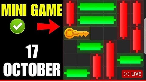 17th October 🔴Live Hamster Kombat Daily Mini-Game Puzzle Solved #hamstercombat #minigame#minipuzzle