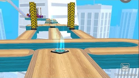 going ball/how far can you roll the ball without falling /going ball #new map, gameplay