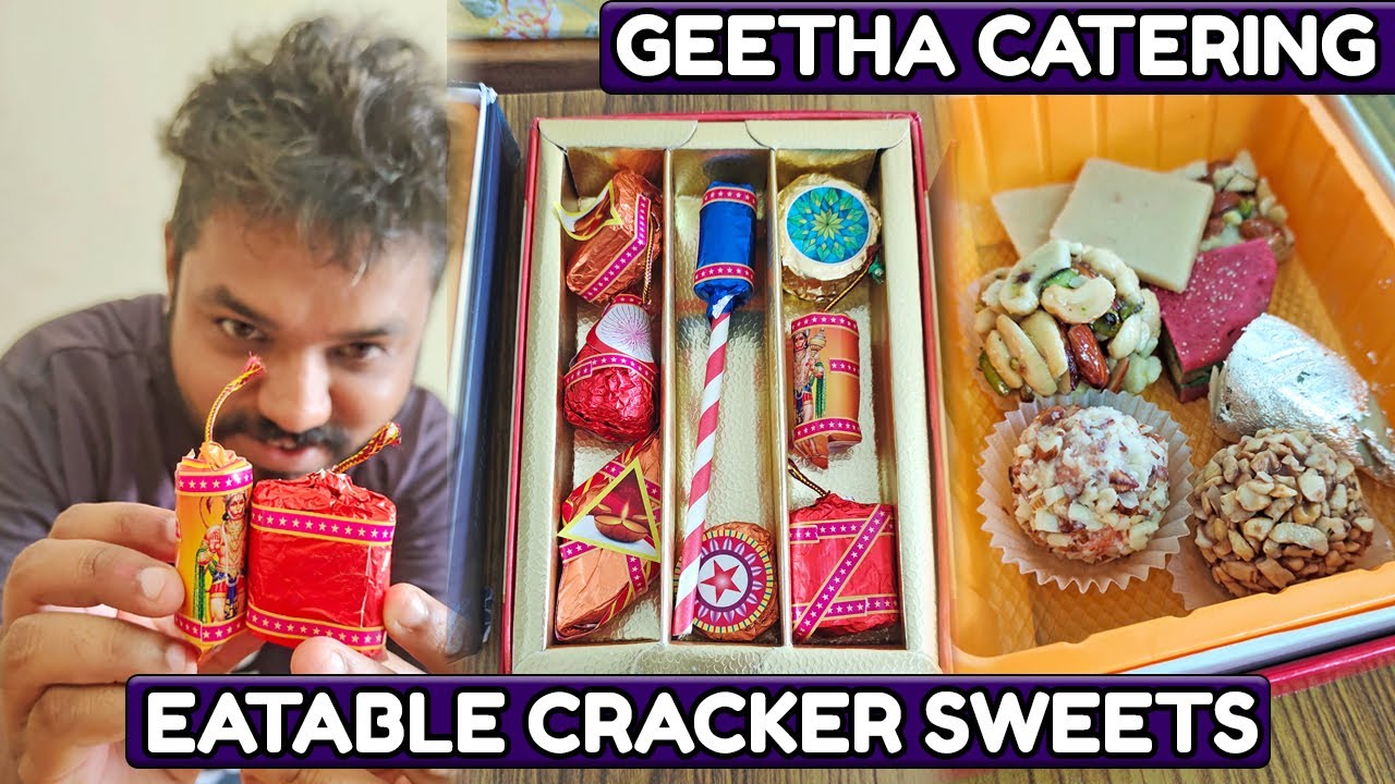 Geetha Cateringயின் தித்திப்பான சரவெடி Diwali Sweets Eatable Cracker Sweets in Coimbatore