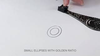 EXLICON Draw Small Ellipse with Golden Ratio