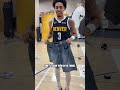 Special guest stopped by Media Day 👖 #nba #sports
