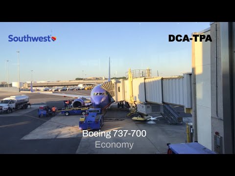 Video: Je, Southwest Airlines inaruka hadi Tampa?