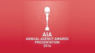 AIA Annual Agency Awards Presentation 2016
