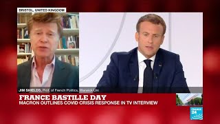 France Bastille Day: Macron backs masks in enclosed public spaces