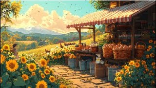 CozySeasons Live | Ghibli-Inspired Farmers Market 🌻🍞 | Chill Lofi Beats & Peaceful Vibes screenshot 4