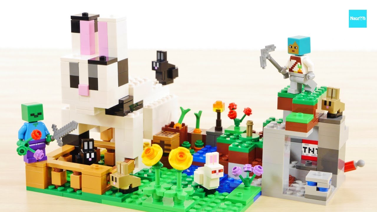 LEGO Minecraft The Rabbit Ranch 21181 Speed Build & Review