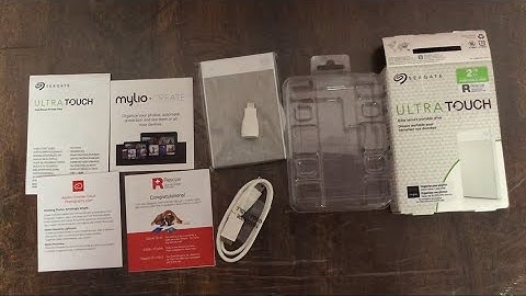 Seagate 2 TB Ultra Touch External Hard Drive | USB 3.0 with Type C