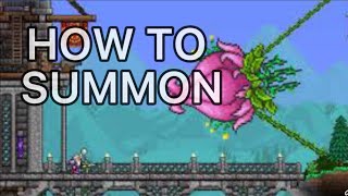 How to summon PLANTERA Terraria 1.4!
