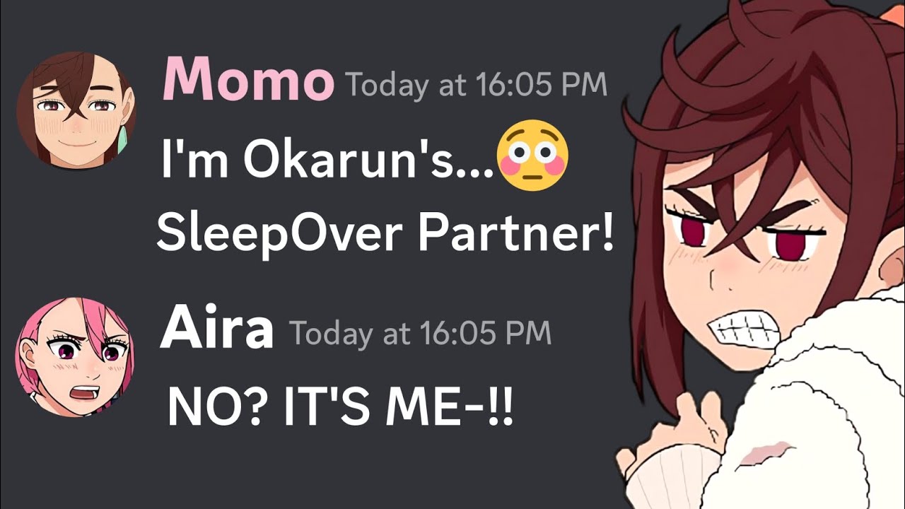 If The DanDaDan Characters had a SleepOver Partner Swap...