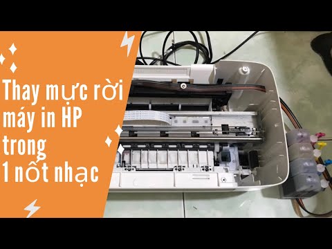 Video: Làm cách nào để đổ mực cho hộp mực HP Deskjet 2600?