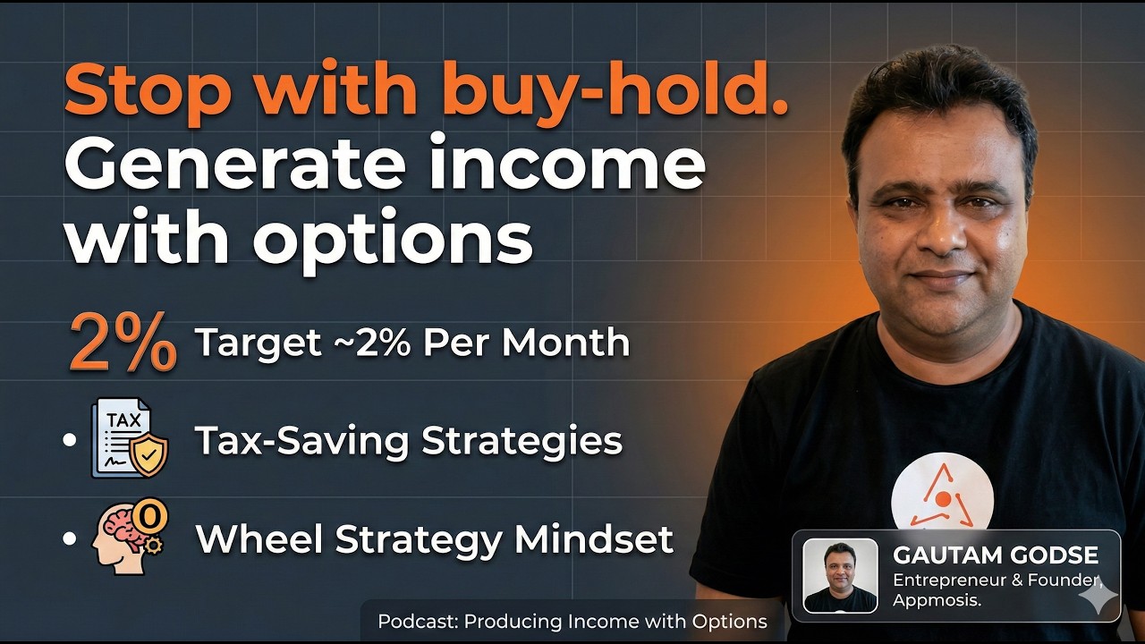 Youtube thumbnail for Episode 1 of the Producing Income with Options podcast