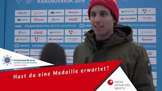 Winteruniversiade 2019: Livio Simonet gewinnt Edelmetall im Riesenslalom