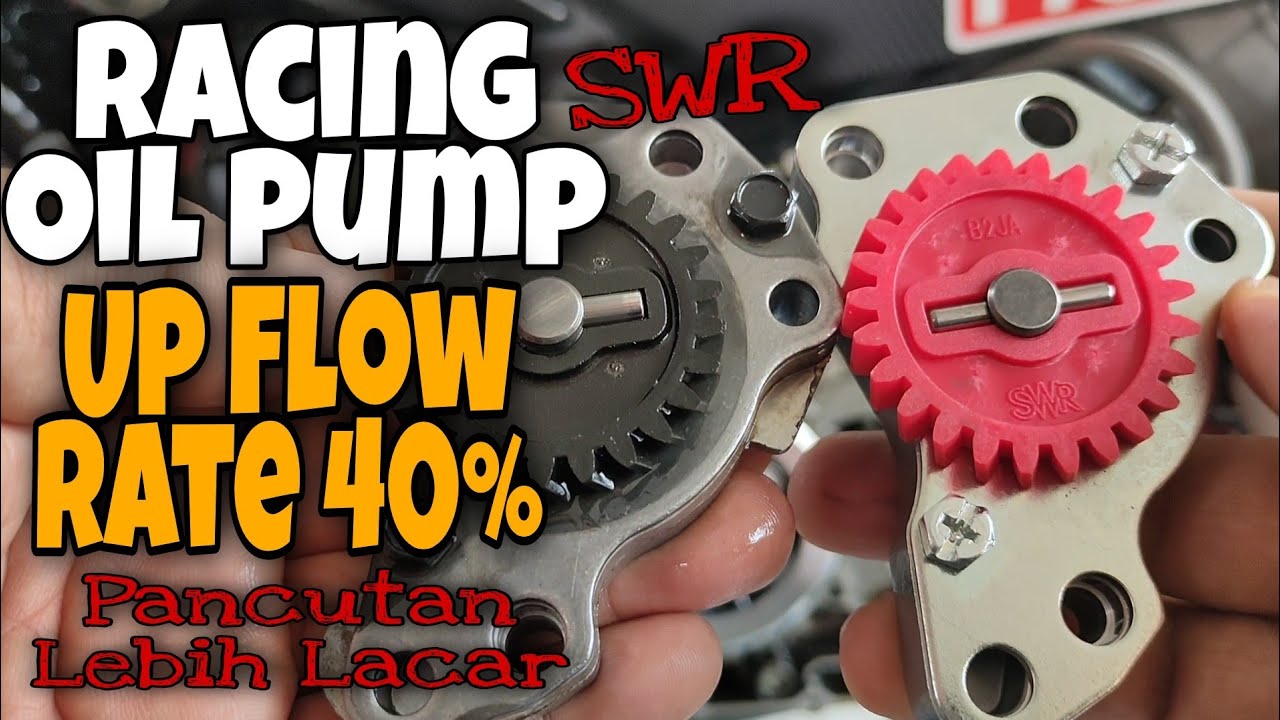 Racing oil pump Up flow rate 40 lebih pancutan minyak enjin honda