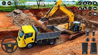 Game Konstruksi JCB 3D Asli - Simulator Pembangun Jalan & Jembatan - Gameplay Android screenshot 3