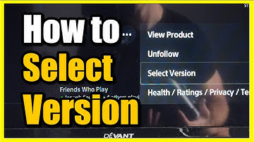 How to Select the different PS4 or PS5 Version of Game on PS5 Console (Fast Tutorial)