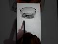 Glass drawing#glass realistic drawing #art# drawing#shorts