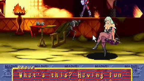 Marvel Vs Capcom gambit ending (final)