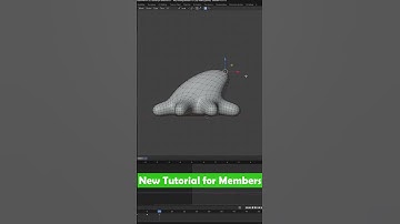 Jelly Shape Animation in Blender  #3danimation