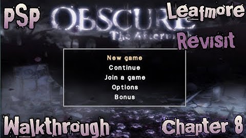 (PSP) Obscure The Aftermarth - Chapter 8. #gameswarrior #PPSSPP  #aethersx2  #obscure #psp