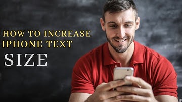 Make iPhone Text Larger Or Smaller By Changing iPhone Text Size