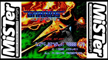 Gradius II - Gofer No Yabou (MiSTer FPGA - PC Engine CD) 1440p 60FPS