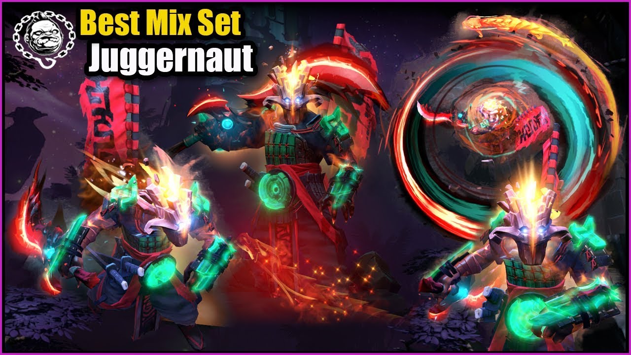 Dota 2 Juggernaut Best Mix Set Jagged Honor Bladeform Legacy