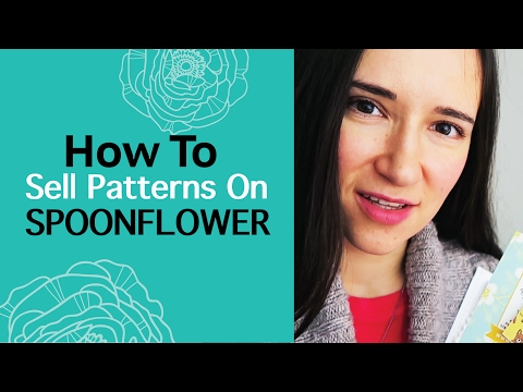 Spoonflower review. How to sell fabric pattern designs on Spoonflower fabric, wallpaper, wrapping